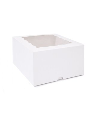 Taartdoos met venster 25,5 x 25,5 x 15,3cm D2