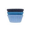 House of Marie Baking Cups Assorti Blauw pk/75