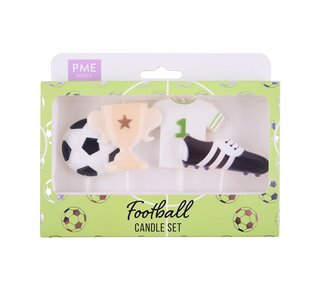 PME PME Kaarsjes Voetbal Set/4