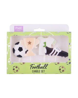 PME PME Kaarsjes Voetbal Set/4