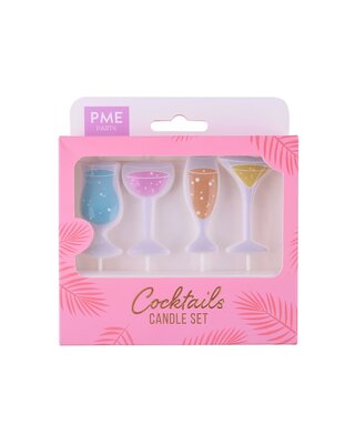 PME PME Kaarsjes Cocktails Set/4