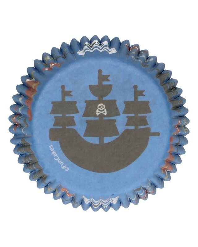 Funcakes FunCakes Baking Cups -Piraten- pk/48