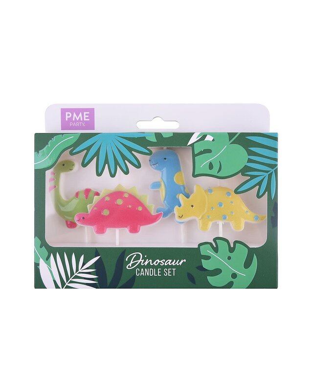 PME PME kaarsen dinosaurus Set/4