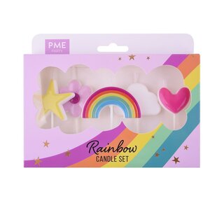 PME PME kaarsen - regenboog Set/5