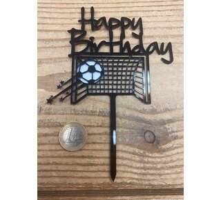 Happy birthday topper voetbal goal