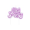 PME Candle Topper - Pink Sparkly Birthday Candle