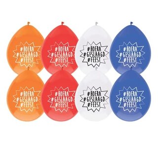 Haza ballonnen geslaagd 8st