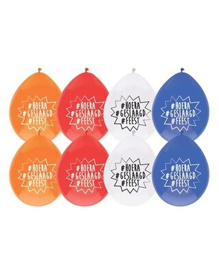 Haza ballonnen geslaagd 8st