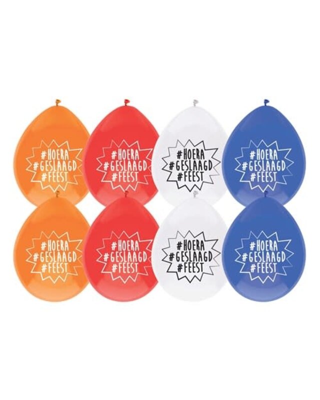 Haza ballonnen geslaagd 8st