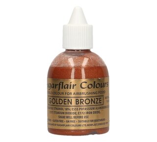 sugarflair Sugarflair Airbrush Colouring -Golden Bronze- 60ml