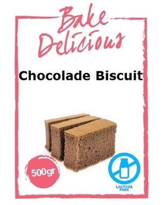 bake delicious Chocolade biscuit 500 gram ( Bake Delicious )
