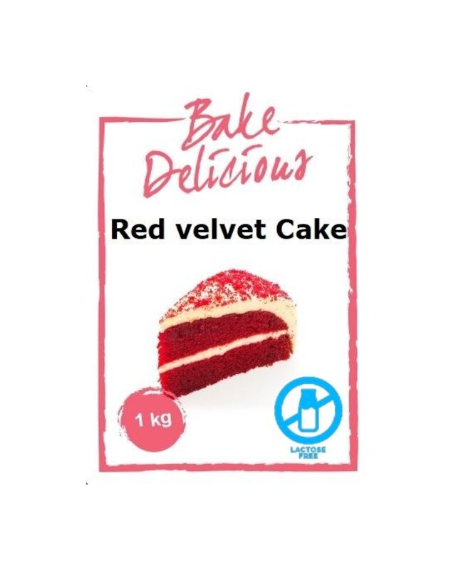 bake delicious Bake delicious Red velvet cake 1 kilo