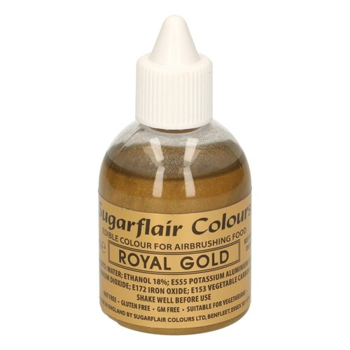 Sugarflair Airbrush Colouring -Royal Gold- 60ml 