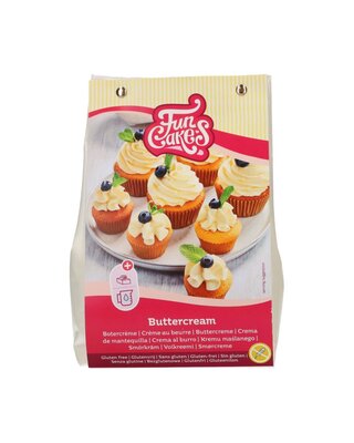 Funcakes FunCakes Mix voor Botercrème Glutenvrij 500g