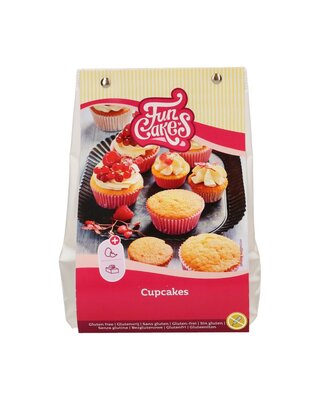 Funcakes Mix voor Cupcakes, Glutenvrij 500g