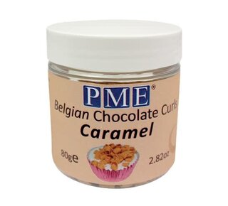 PME PME Belgische chocolade krullen Caramel 85g