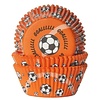 House of Marie Baking cups Voetbal Oranje - pk/50