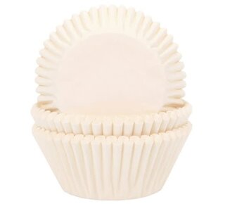 House of Marie House of Marie Baking Cups Ivoor pk/50