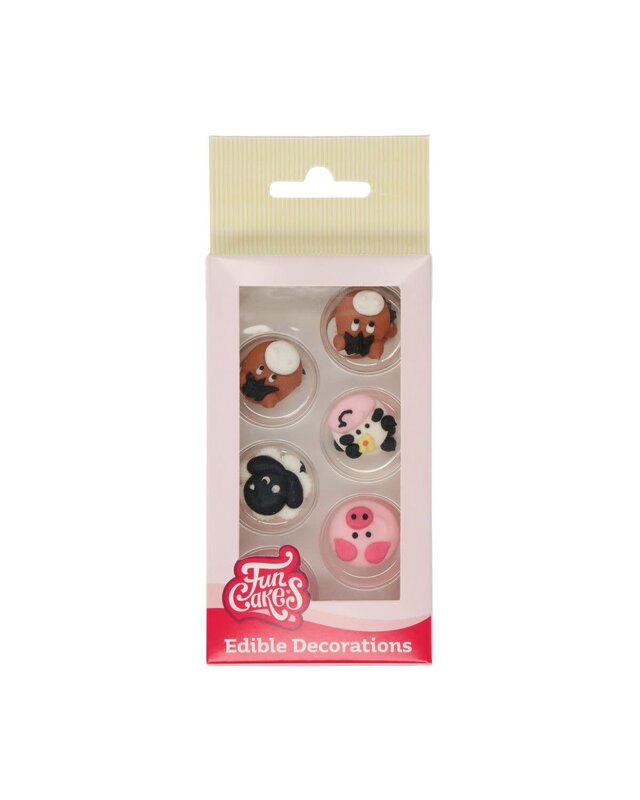 Funcakes FunCakes Suikerdecoratie Boerderij Dieren Set/12