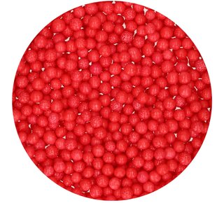 Funcakes FunCakes Zachte Parels Medium Rood 80 g