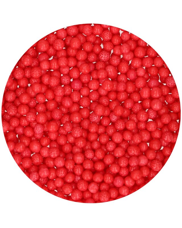 Funcakes FunCakes Zachte Parels Medium Rood 80 g