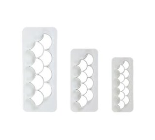 PME PME Geometric Cutter Fish Scale Set/3