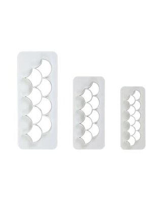 PME PME Geometric Cutter Fish Scale Set/3
