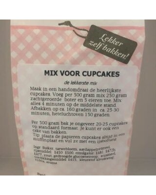 Bakzolder Mix voor cupcakes 500 gram ( de Bakzolder )