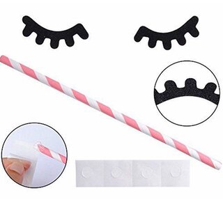 Oogjes voor taarttopper eenhoorn stof