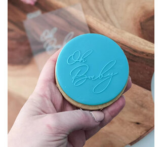 oh baby koekjes acryl embosser