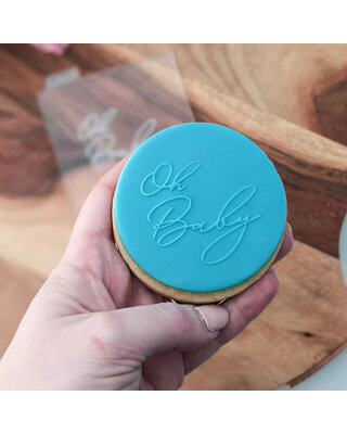 oh baby koekjes acryl embosser