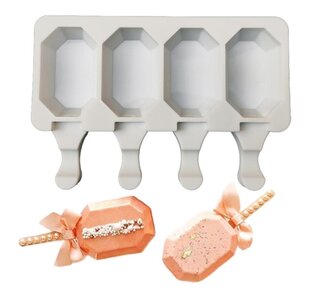 Hexagon ijs popsicle mold