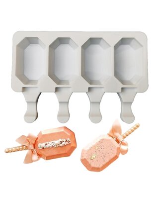 Hexagon ijs popsicle mold
