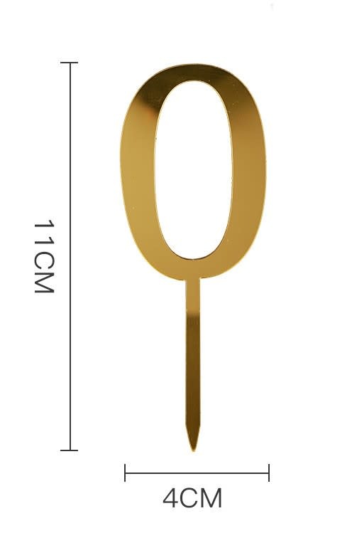 Prikker #0 goud 6cm