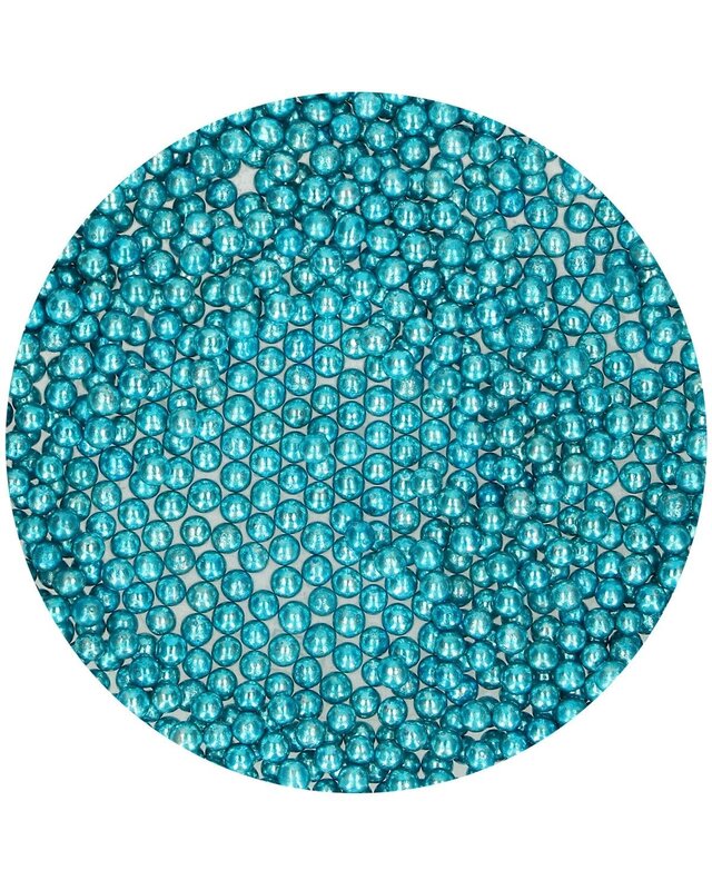 Funcakes FunCakes Suikerparels Medium Metallic Blauw 80 g
