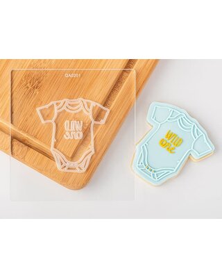 Baby romper koekjes uitsteker &  acryl embosser