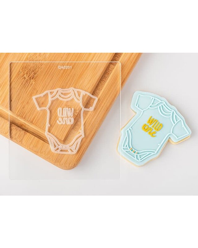 Baby romper koekjes uitsteker &  acryl embosser