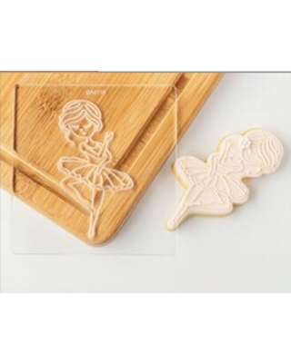 Ballerina koekjes uitsteker &  acryl embosser