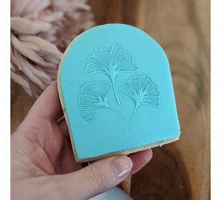 acryl embosser ginko blad