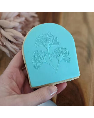 acryl embosser ginko blad