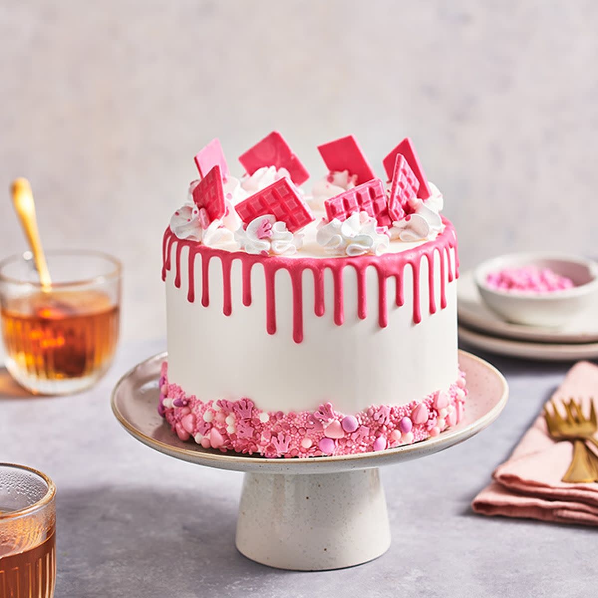 Funcakes Cake Drip Pink 180g