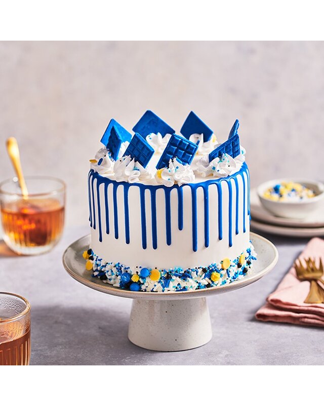 Funcakes FunCakes Choco Drip Royal Blauw 180 g