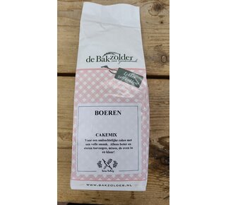Bakzolder Boeren Cakemix 500 gram ( de Bakzolder)