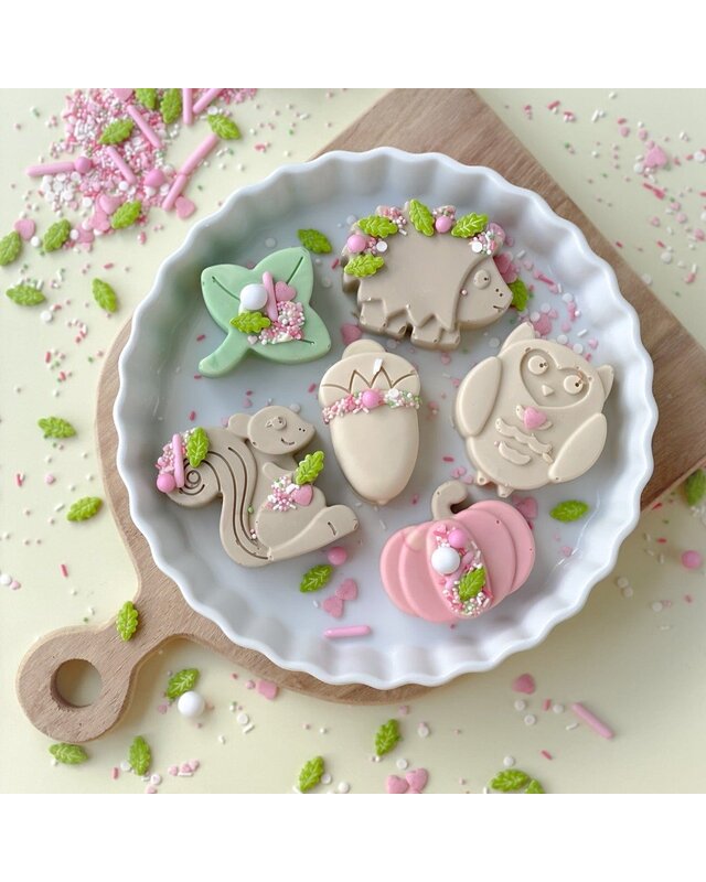 Happy Sprinkles Herfst siliconen vorm