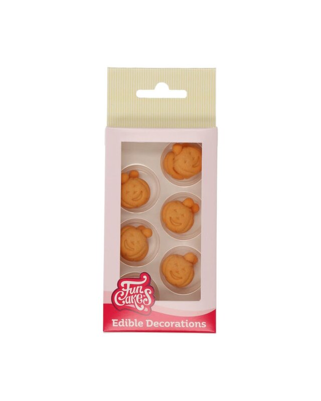 Funcakes FunCakes Fondant Decoratie Pompoen Set/12