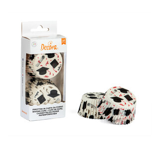 decora Geslaagd baking cups 36st