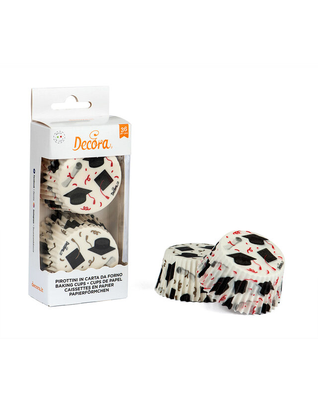 decora Geslaagd baking cups 36st