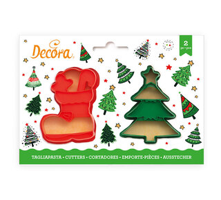 decora Kerstboom en laars uitsteker