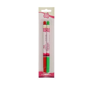 Funcakes FunCakes Food Pen Rood-Groen Set/2