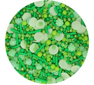 Funcakes FunCakes Sprinkle Medley Groen 65g
